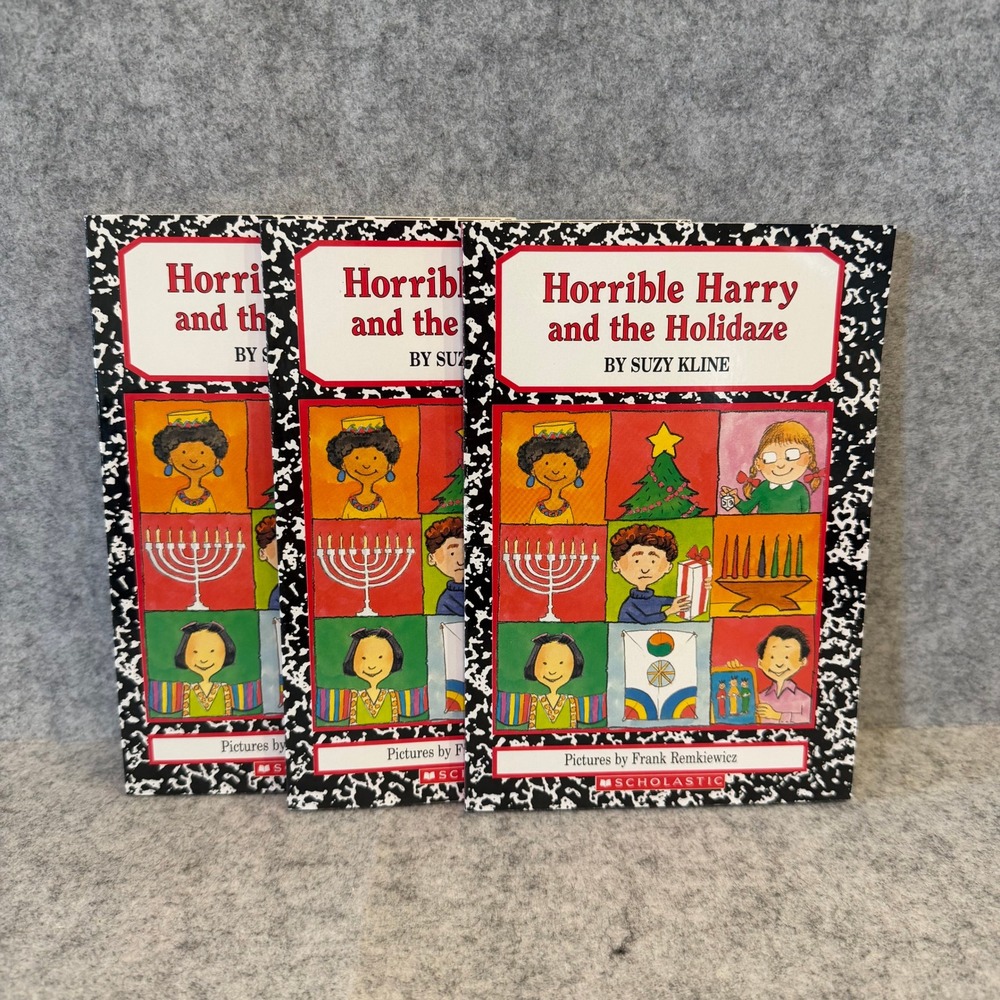 Lot of 3 - Horrible Harry and the Holidaze by Suzy Kline - Middle Grade Reading